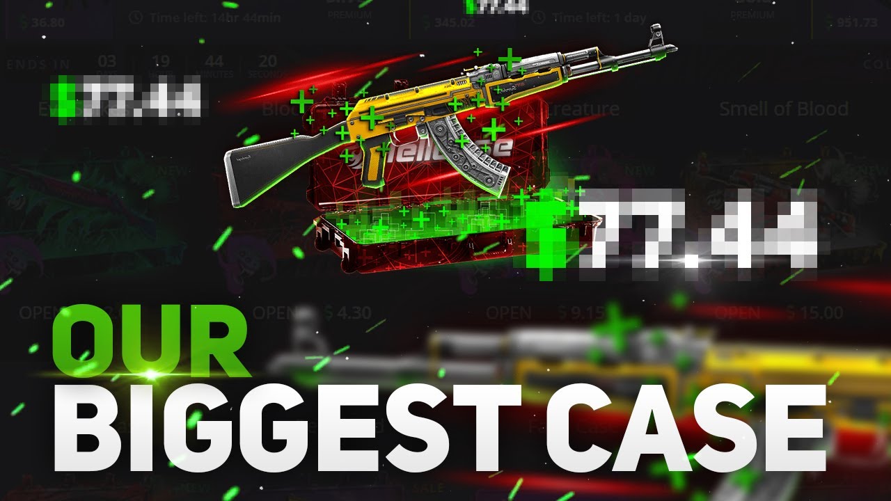THE BIGGEST CASE I'VE OPENED ON HELLCASE!! (Hellcase Case Opening)