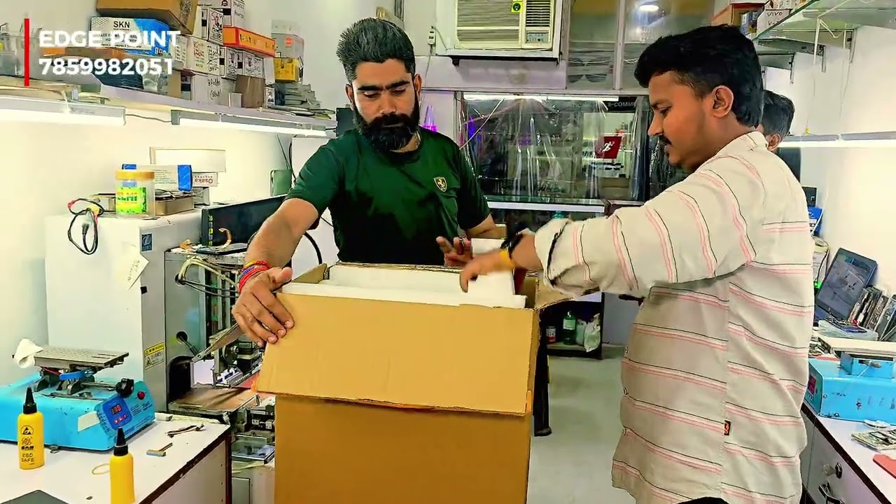 Unboxing new flexchange machine. #mobilerepair   #viral #trending #repair 
