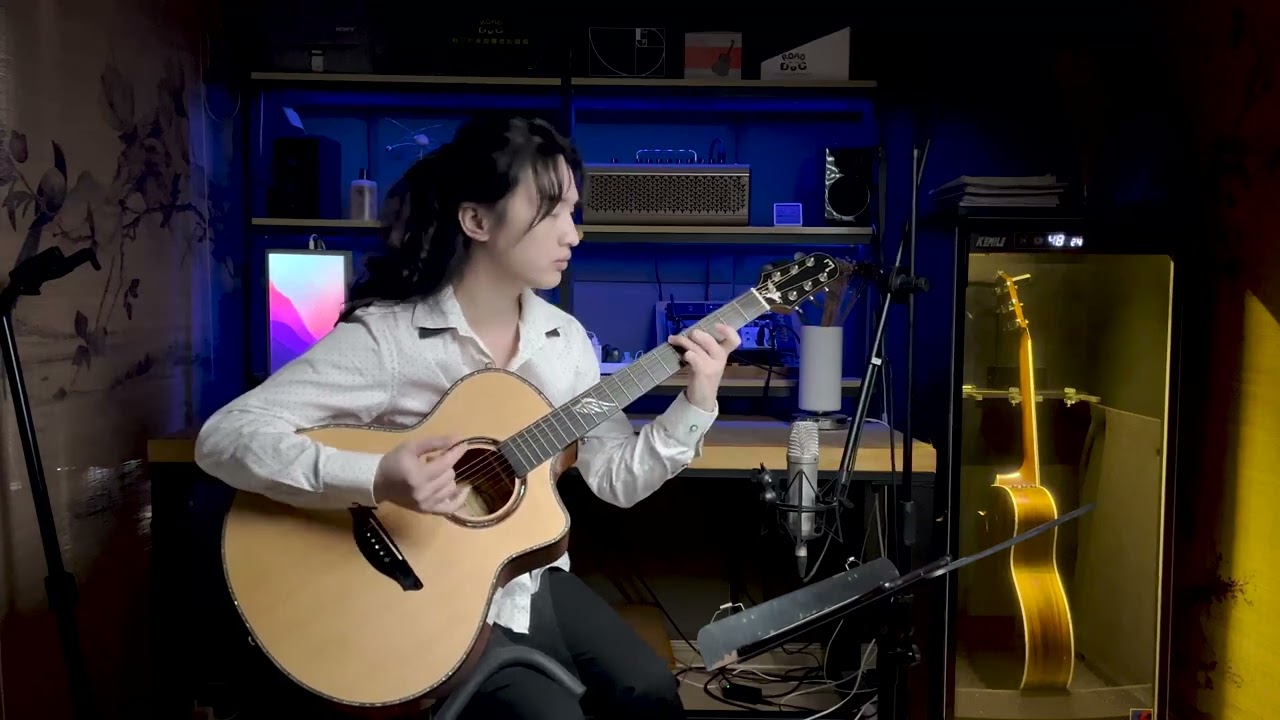 《Let Everything Go With The Wind 让一切随风》Acoustic guitar solo by Ruiwen Ye（叶锐文）