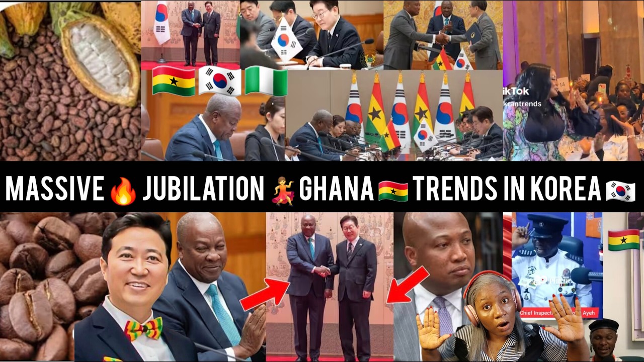WOW👌MASSIVE JUBILATION💃AS GHANA'S🇬🇭PRESIDENT LEFT KOREANS🇰🇷IN SHOCK😲