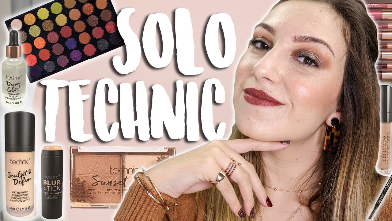 💄 Maquillaje SÓLO con TECHNIC!! (de mis marcas fav🤩)