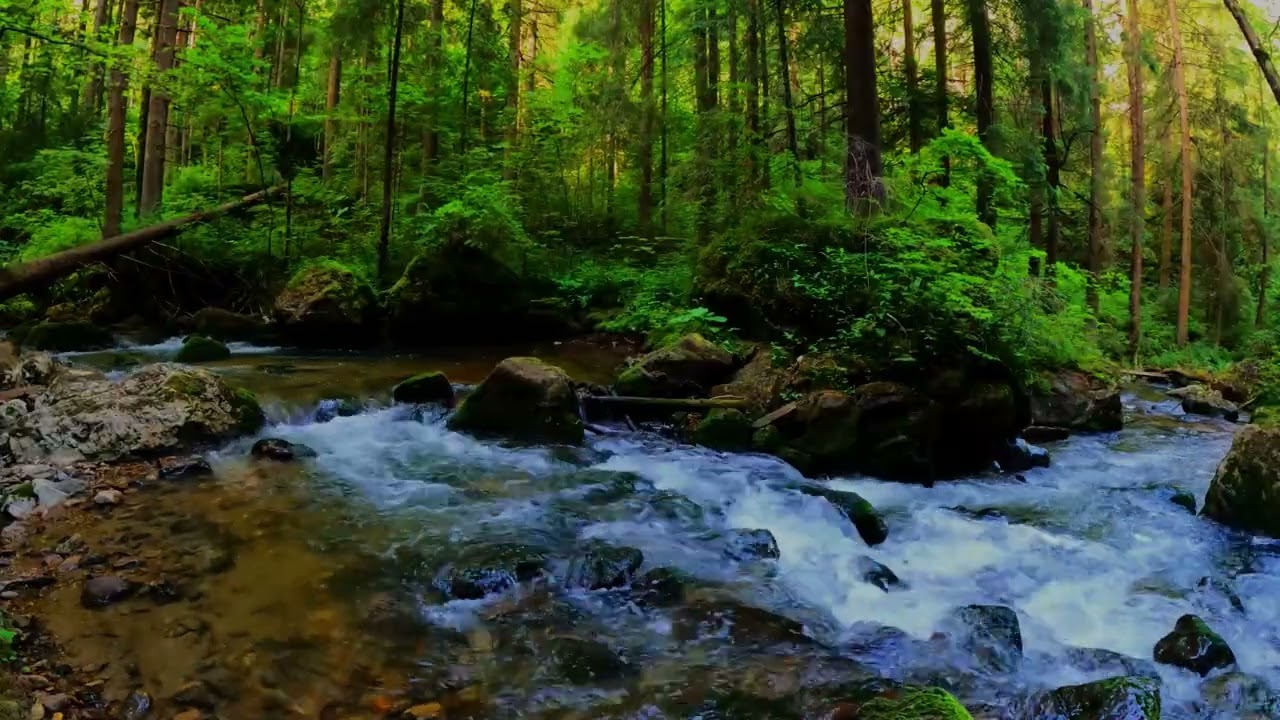 10 Hours of Peaceful River Sounds – Relaxing Water ASMR for Sleep #asmr #sleepsounds #asmrsounds
