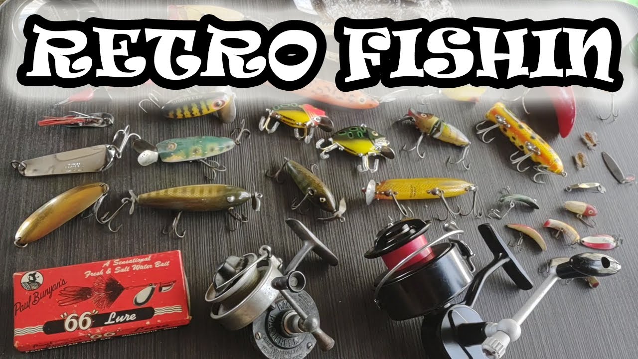 Fishing Lure flea market Haul ! #antique #fishinglures