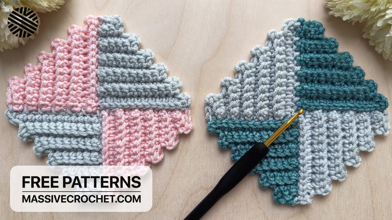 Crochet a VERY EASY & UNUSUAL Granny Square for Beginners! 👍