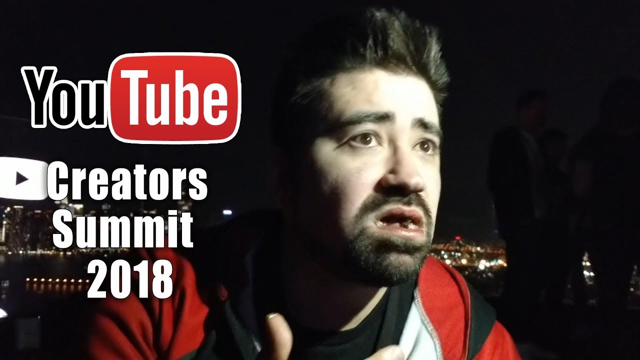 AngryJoe @Youtube Creators Summit 2018 Vlog!