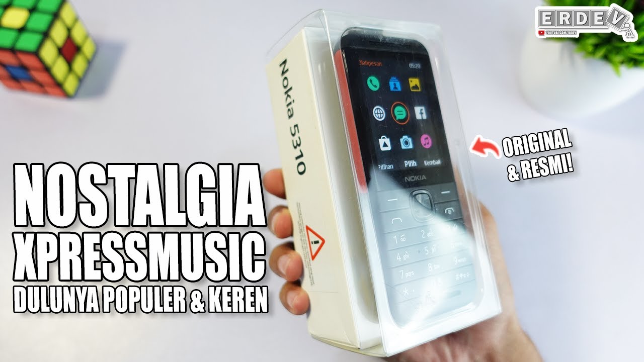 BELI HP NOKIA REBORN XPRESS MUSIC, BIKIN KANGEN HP KEREN DI ZAMANNYA! - Nokia 5310 (2020) Original