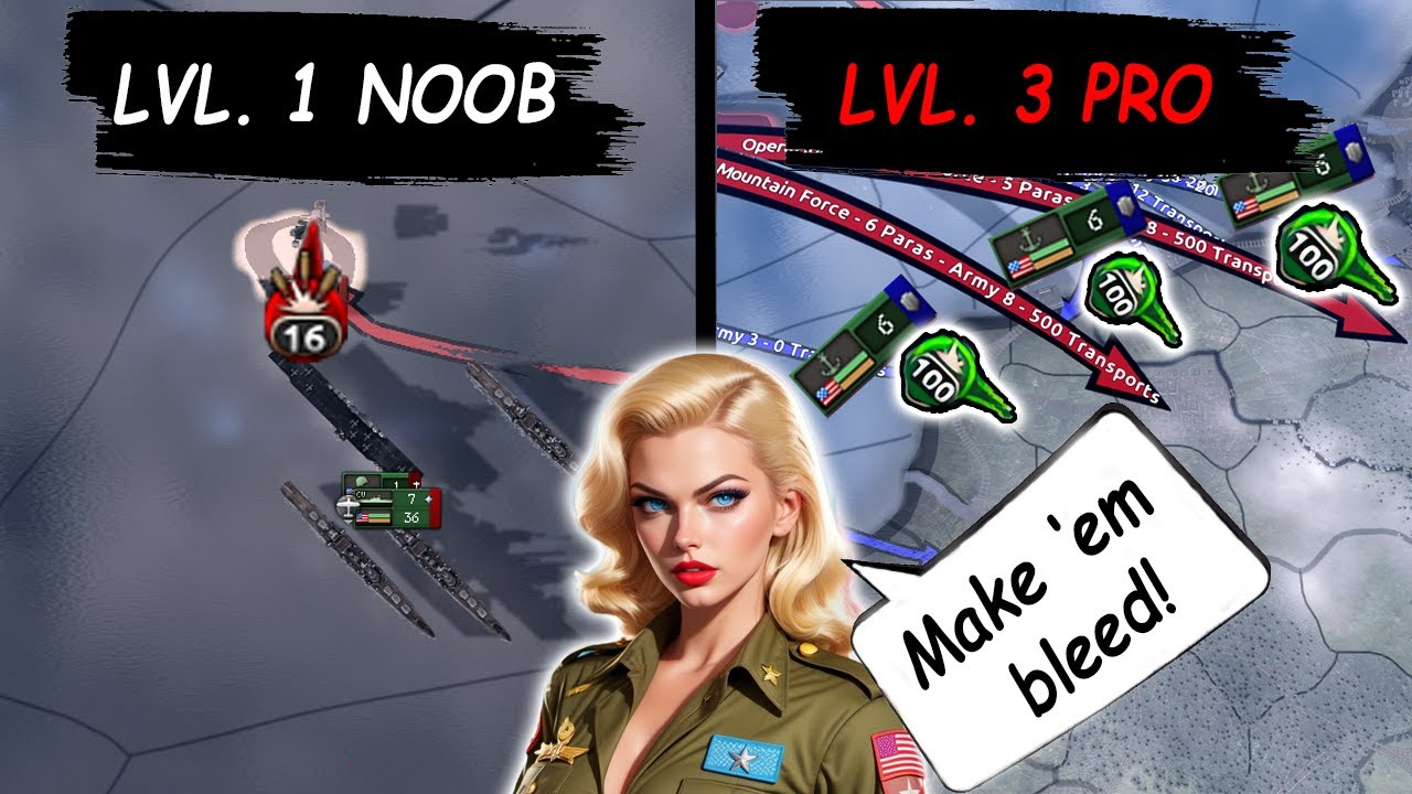 HOI4 Морское вторжение в 3 уровнях: руководство по победе