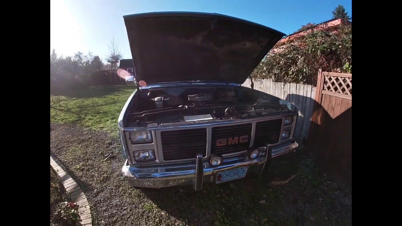 How to replace the starter on a 1983 GMC Sierra Classic K1500