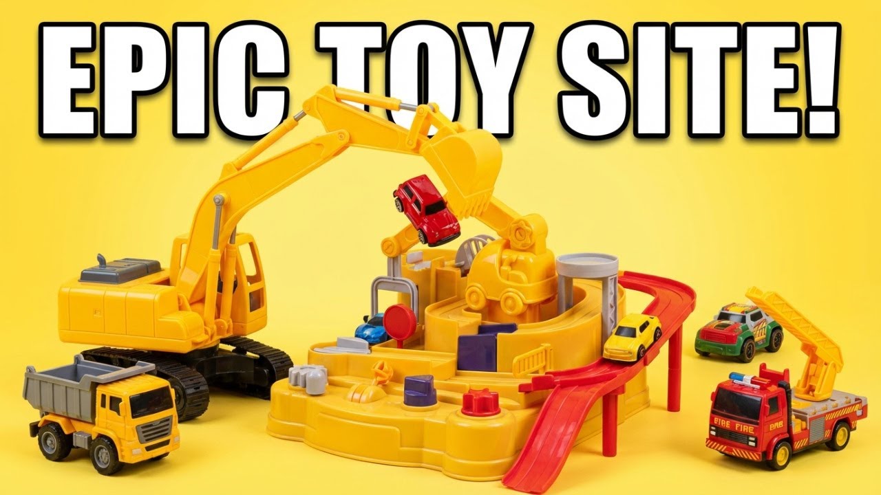 Amazing Toy Construction Site for Kids 🏗️ | Cars, Trucks & Fun Play