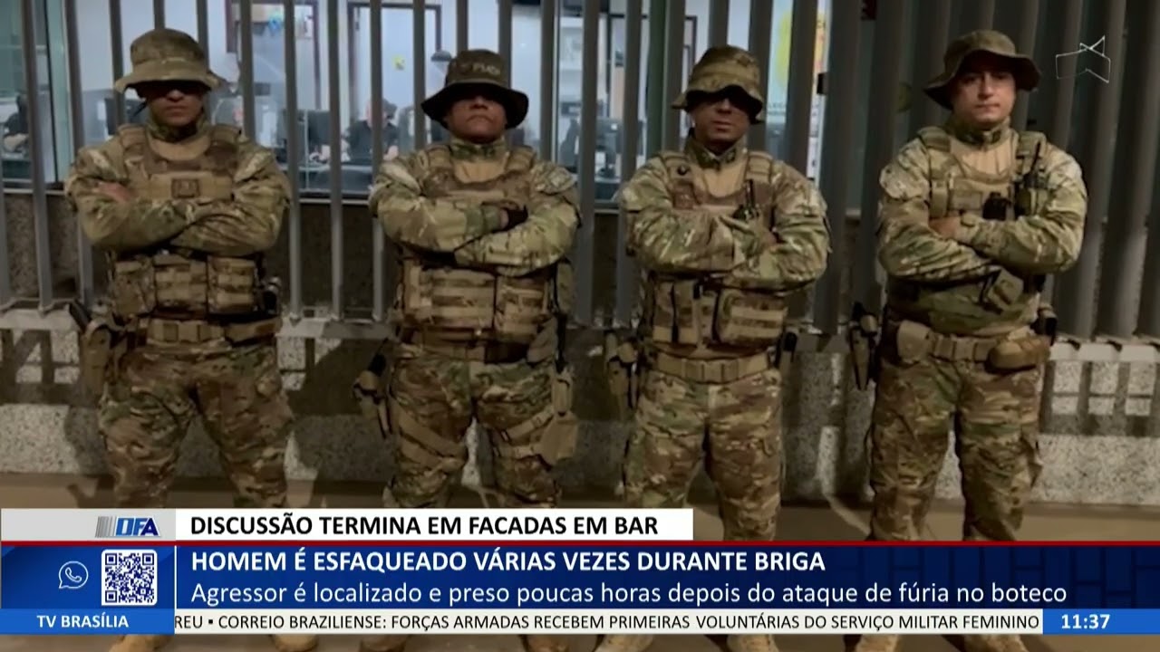 DF ALERTA - Homem é esfaqueado várias vezes durante briga