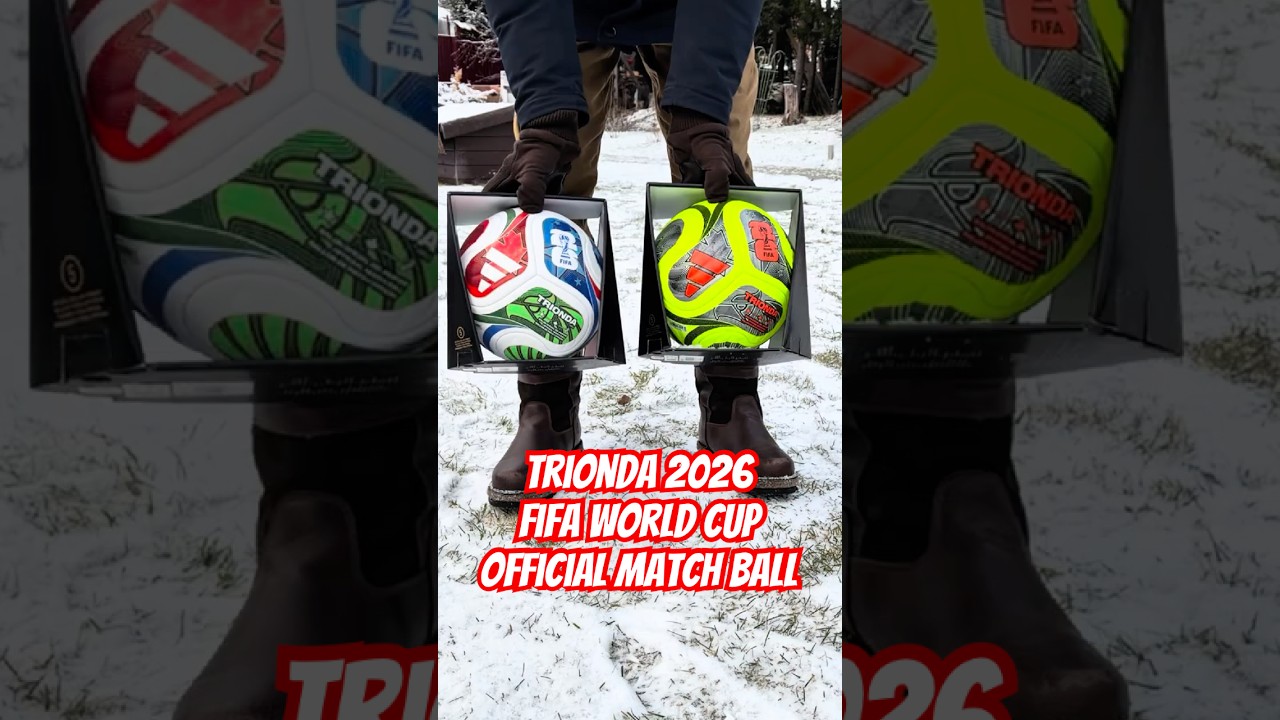 Trionda FIFA World Cup 2026 Unboxing Official Match Ball Pro & Winter - USA, Canada, Mexico, Adidas