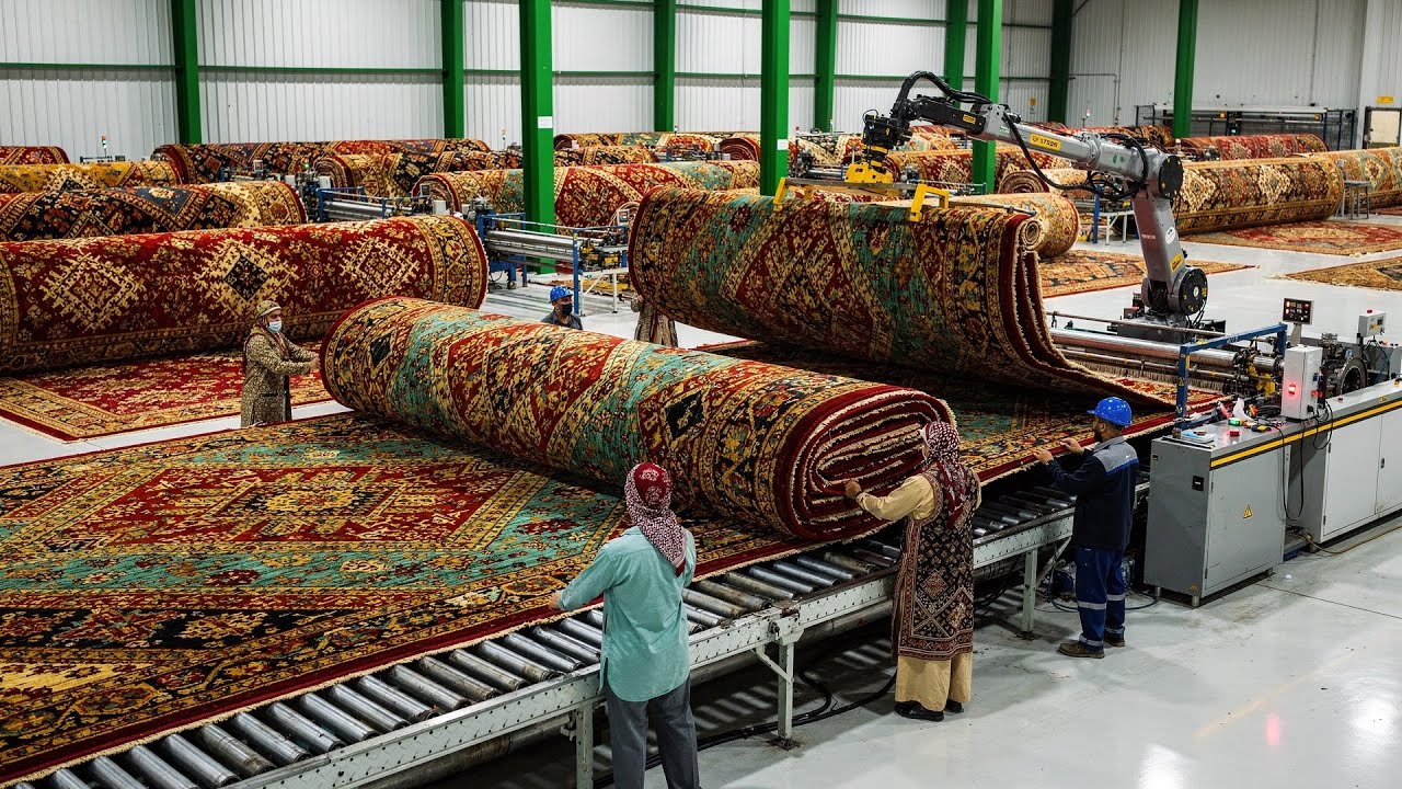 Inside Afghanistan’s Carpet Weaving Factory: How Luxury Rugs Are Really Made (Full Process)