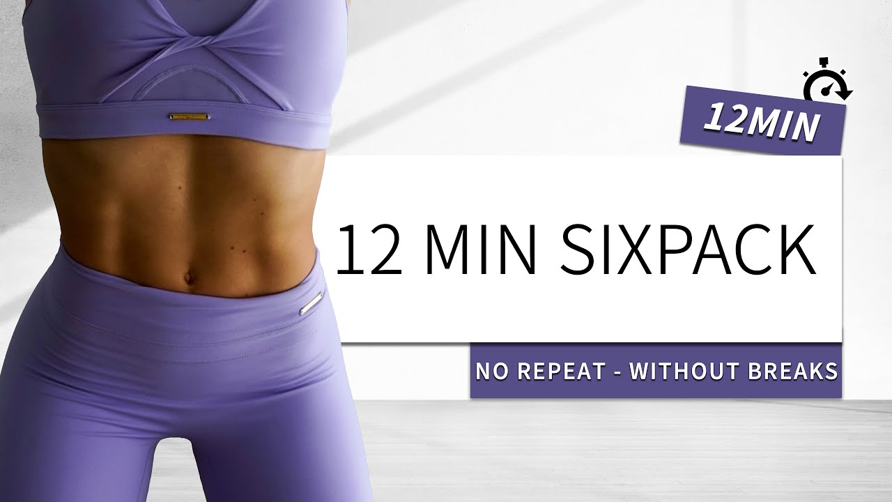 12 MIN SIXPACK WORKOUT - without breaks & no repeat