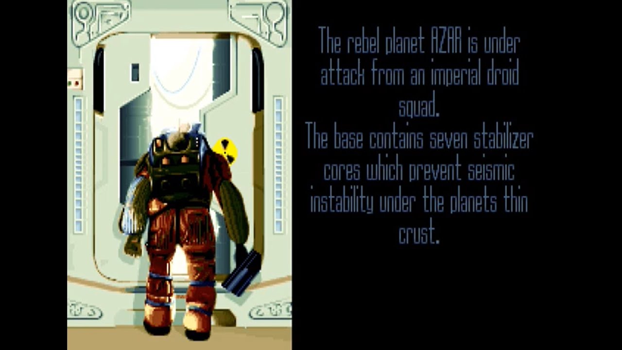 [Tactics DOS Game] Laser Squad (05) - Mission #4: The Cyber Hordes [Difficulty Level = 4]