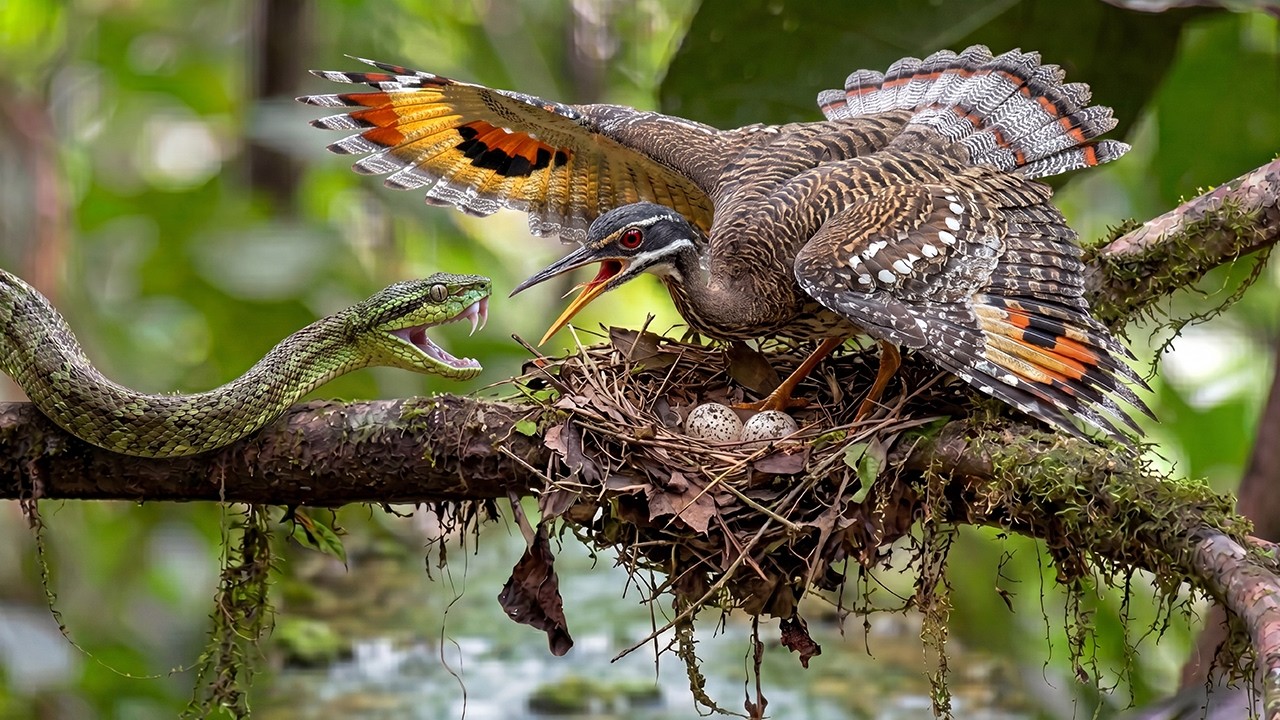 Sunbittern: 100 Days From Egg to Survivor | Nest Under Attack