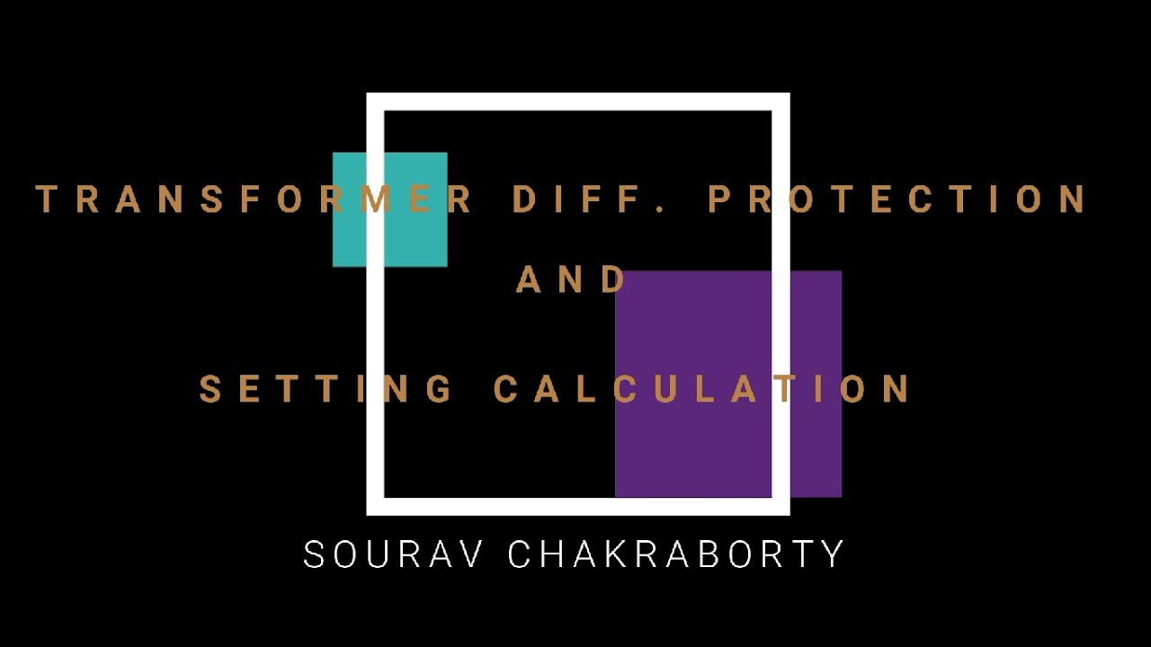How to calculate the setting of a transformer differential protection 87T