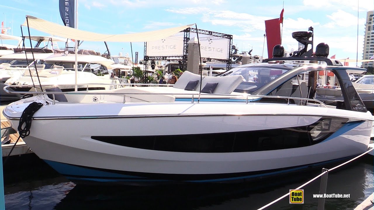 2022 Azimut Verve 42 Outboard Weekender - Walkaround Tour - Debut at 2021 Fort Lauderdale Boat Show