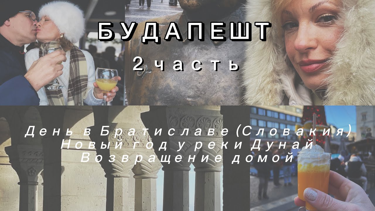 НОВЫЙ ГОД В БУДАПЕШТЕ. СНЕГ ПОД НОВЫЙ ГОД. ОДИН ДЕНЬ В БРАТИСЛАВЕ. ВОЗВРАЩЕНИЕ ДОМОЙ.