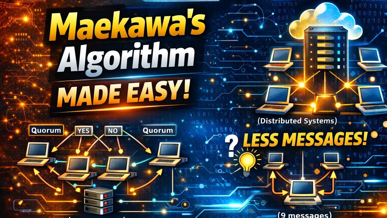 Maekawa’s Algorithm Explained | Distributed Systems Overview (Beginner Friendly)