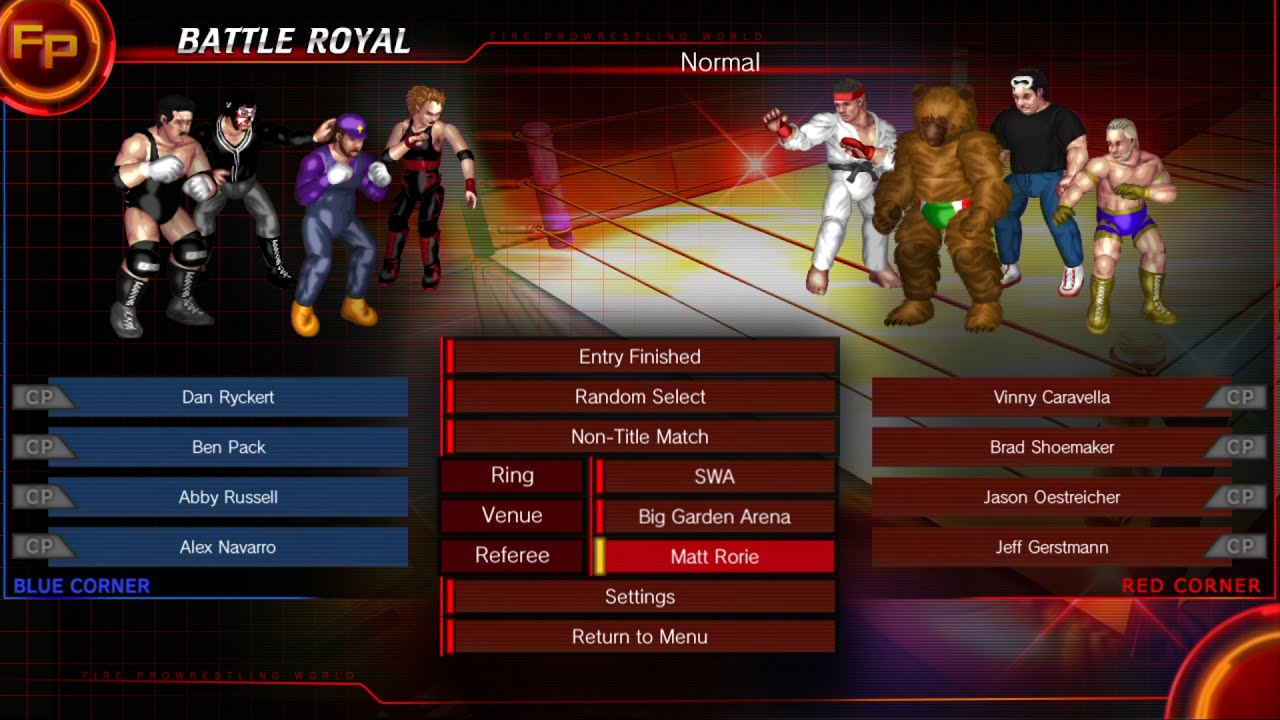 Fire Pro Wrestling: Unfinished 07/17/2017