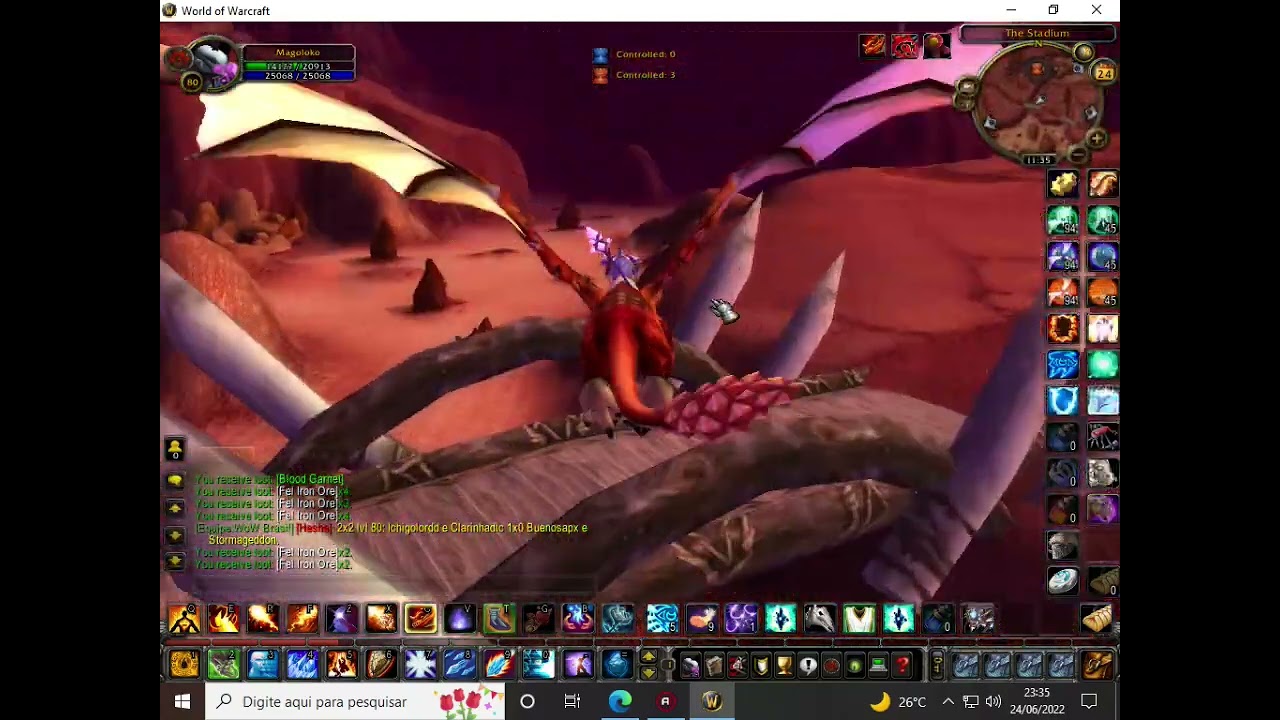FARM DE GOLD 7k a 8k POR HORA COM MINING !!!! WOW LK 3.3.5