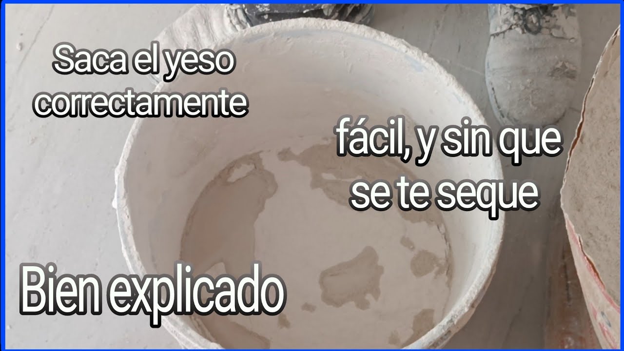 Cómo preparar Yeso Tapado en un bote (bien explicado)