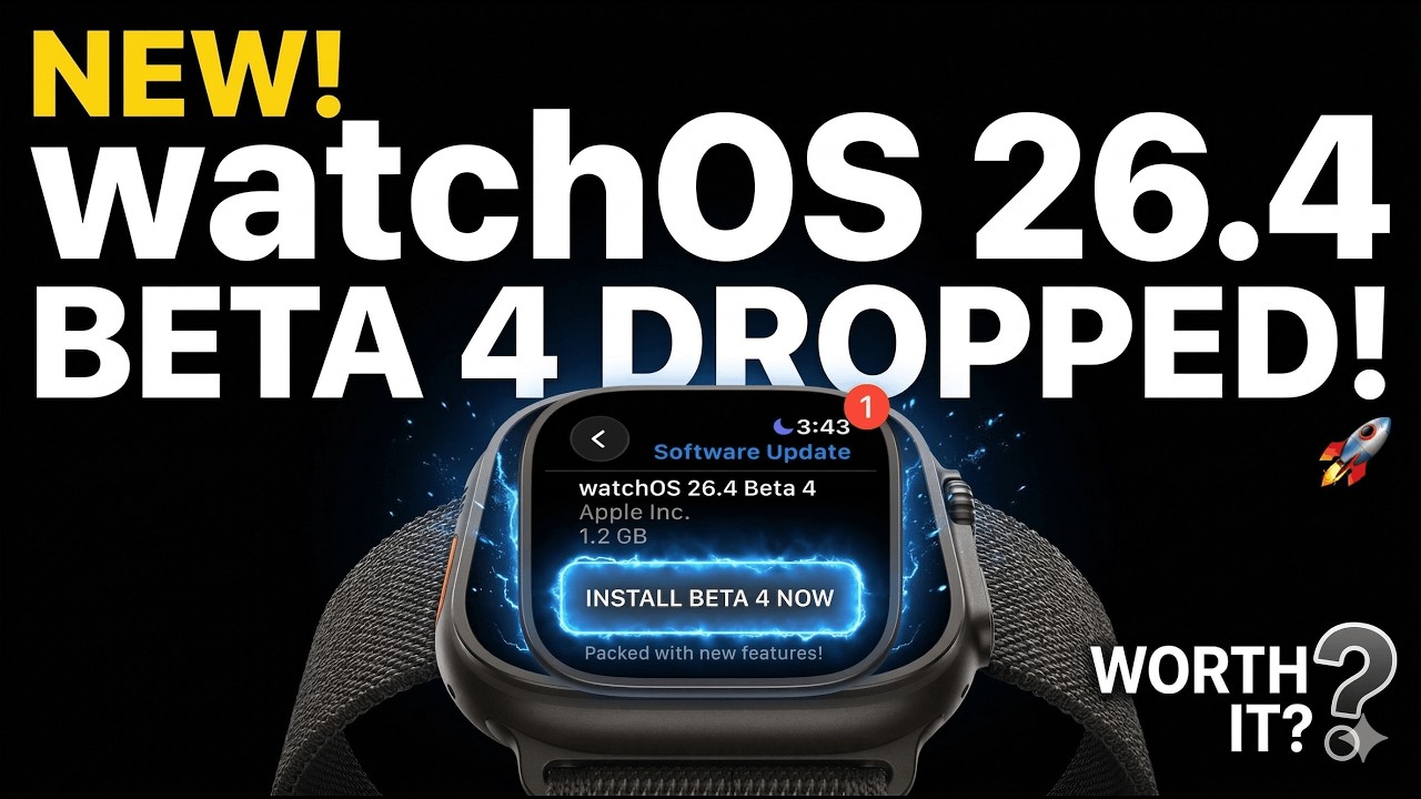 Вышла бета-версия watchOS 26.4 Beta 4 — новые эмодзи, но больше ничего!