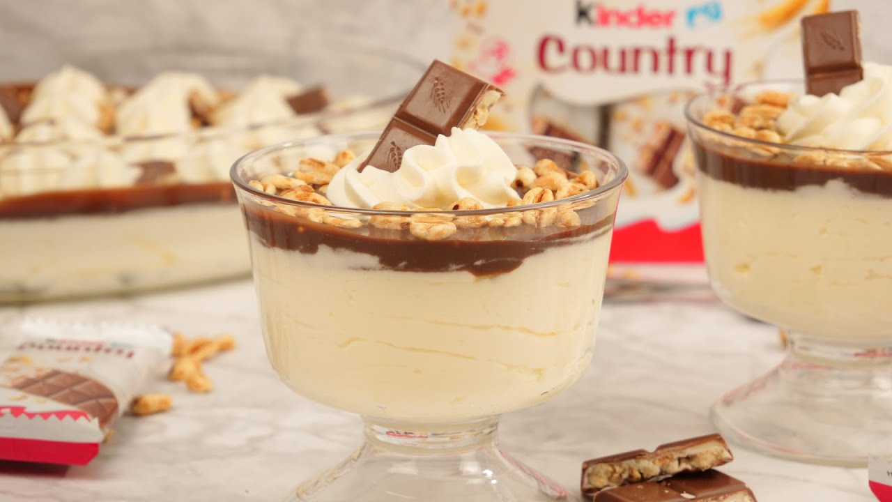 Небесно вкусное десертное лакомство, вдохновленное Kinder Country!