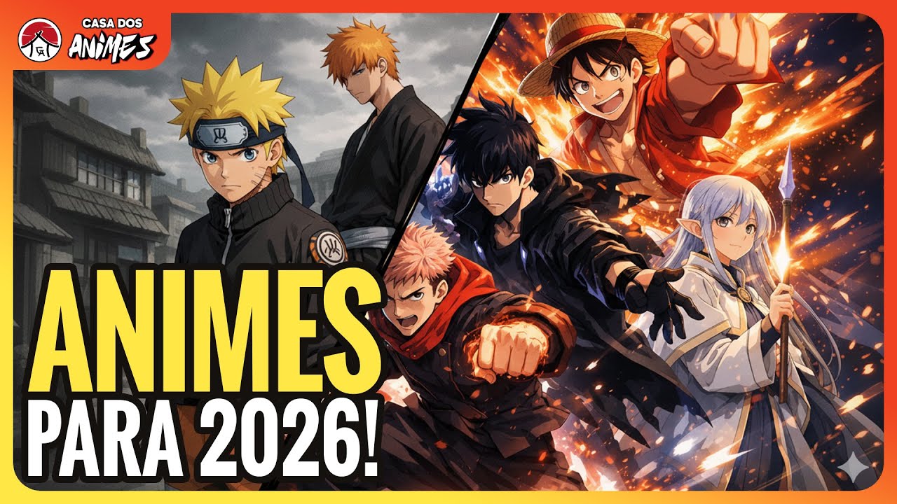 Você Não Vai Acreditar nos ANIMES que Estão por Vir em 2026!