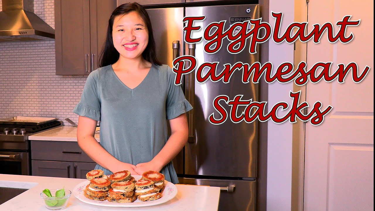 Eggplant Parmesan Stacks