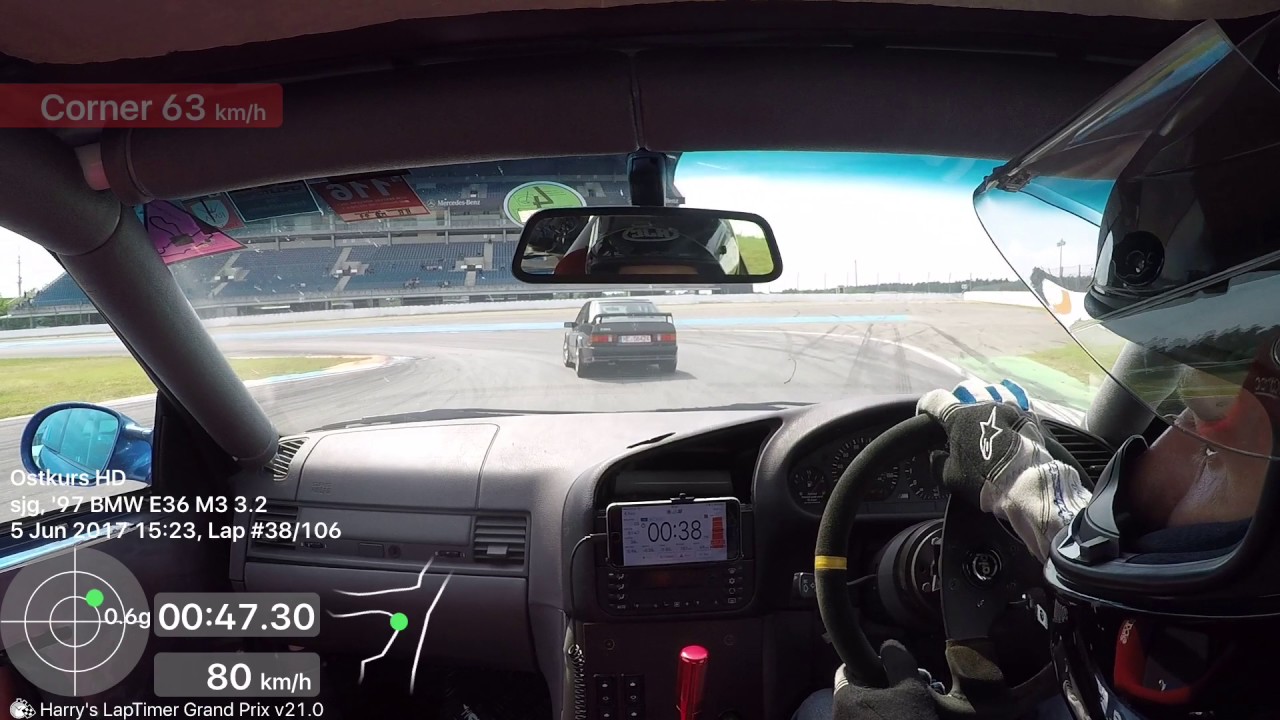 Hockenheimring DTM Revival 2017 BMW E36 M3 3.2 East Circuit Ostkurs Session 1