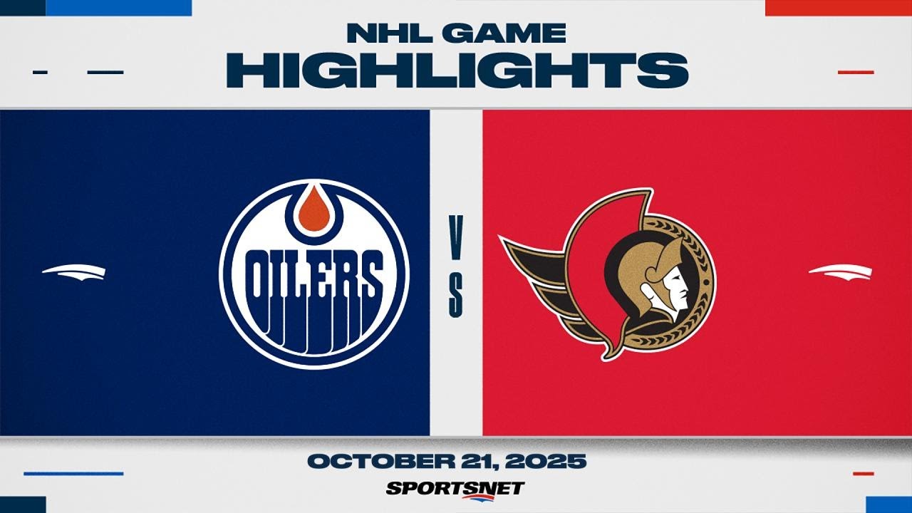 NHL Highlights | Oilers vs. Senators - October 21, 2025