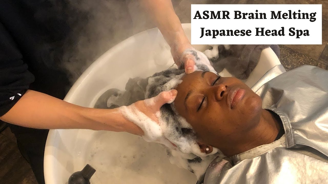 ASMR Brain Melting  Japanese Head Spa with Professional of 10 years II Relief from Severe Stress