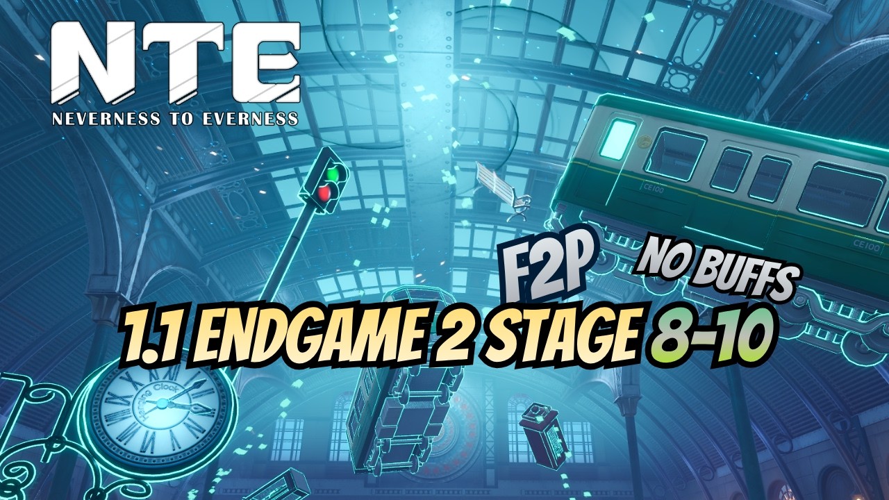 No Prep, No Buffs, Going In BLIND! | NTE 1.1 Endgame 2 Stage 7-10 (F2P)