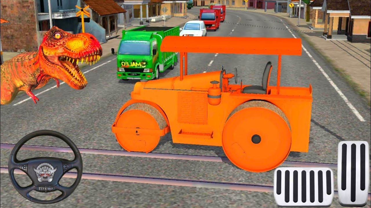 🔴BUS SIMULATOR INDONESIA GAMES - REAL INDIAN ROAD ROLLER - ANDROID GAMEPLAY #120 (3D Racing Games)