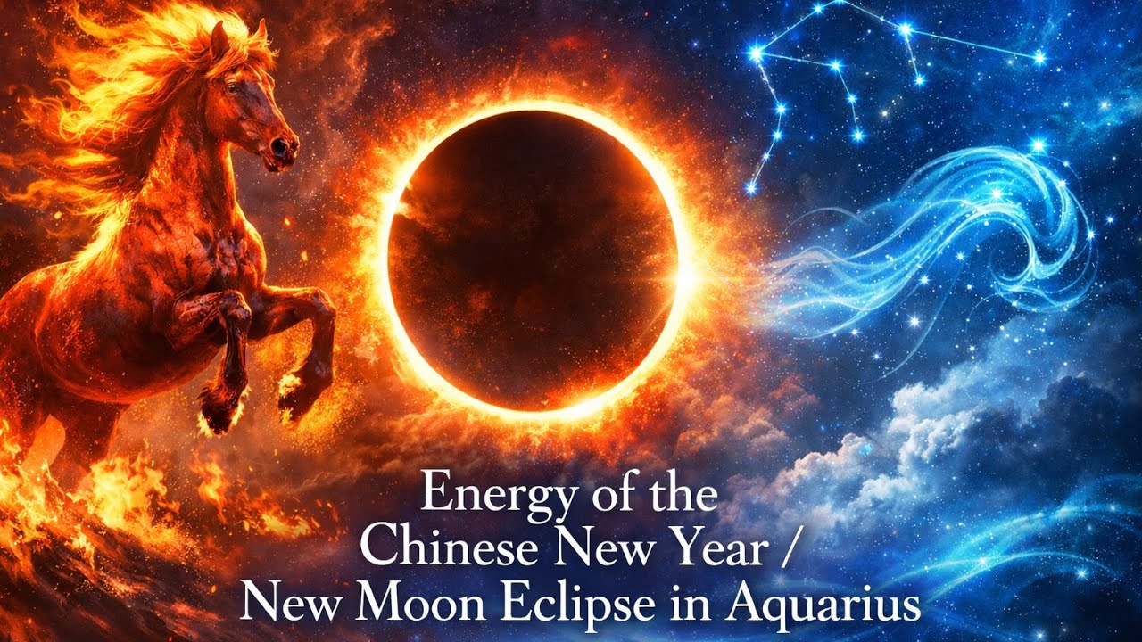 Energy of the Chinese New Year / New Moon Eclipse in Aquarius