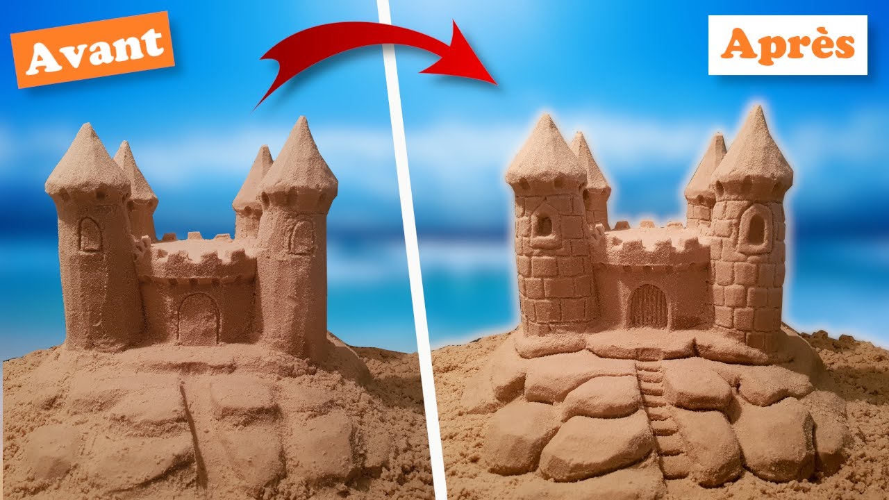 Améliore tes châteaux de sable avec ces 2 techniques de PRO !