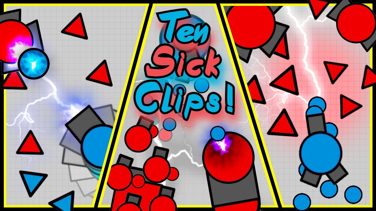 Diep.io - Ten Sick Clips!