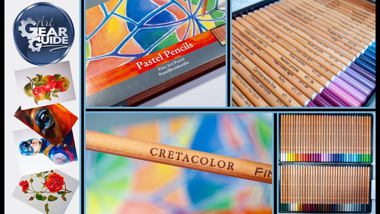 Набор из 72 пастельных карандашей Cretacolor | Обзор пастели Cretacolor