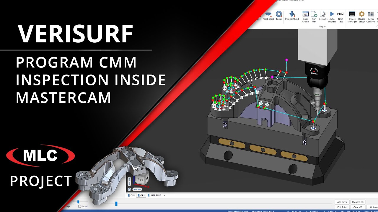 Program your CMM inside Mastercam with Verisurf