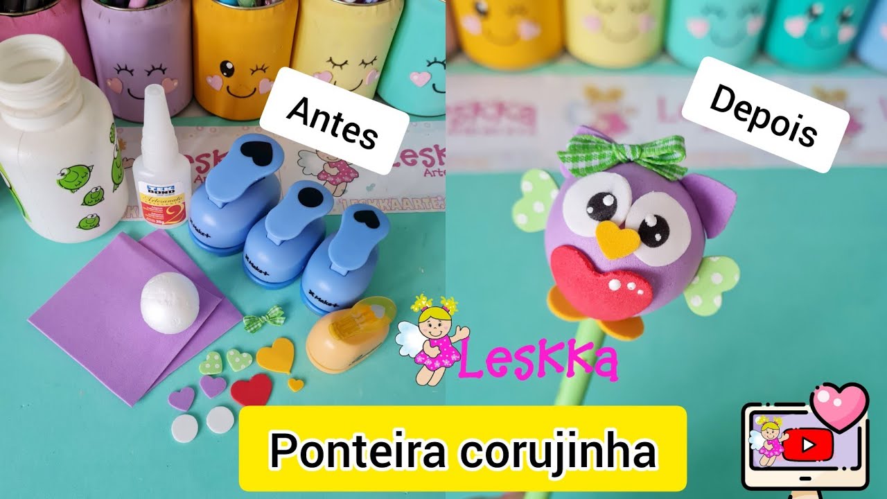 DIY - DIA DOS PROFESSORES: PONTEIRA CORUJINHA PROFESSORA