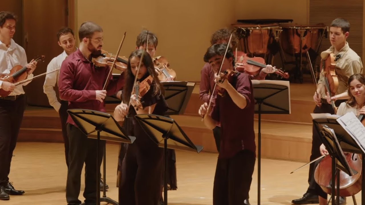 Liza Brakhman & Adi Ivgi play Bach Double Concerto in D minor • 2nd & 3rd movement