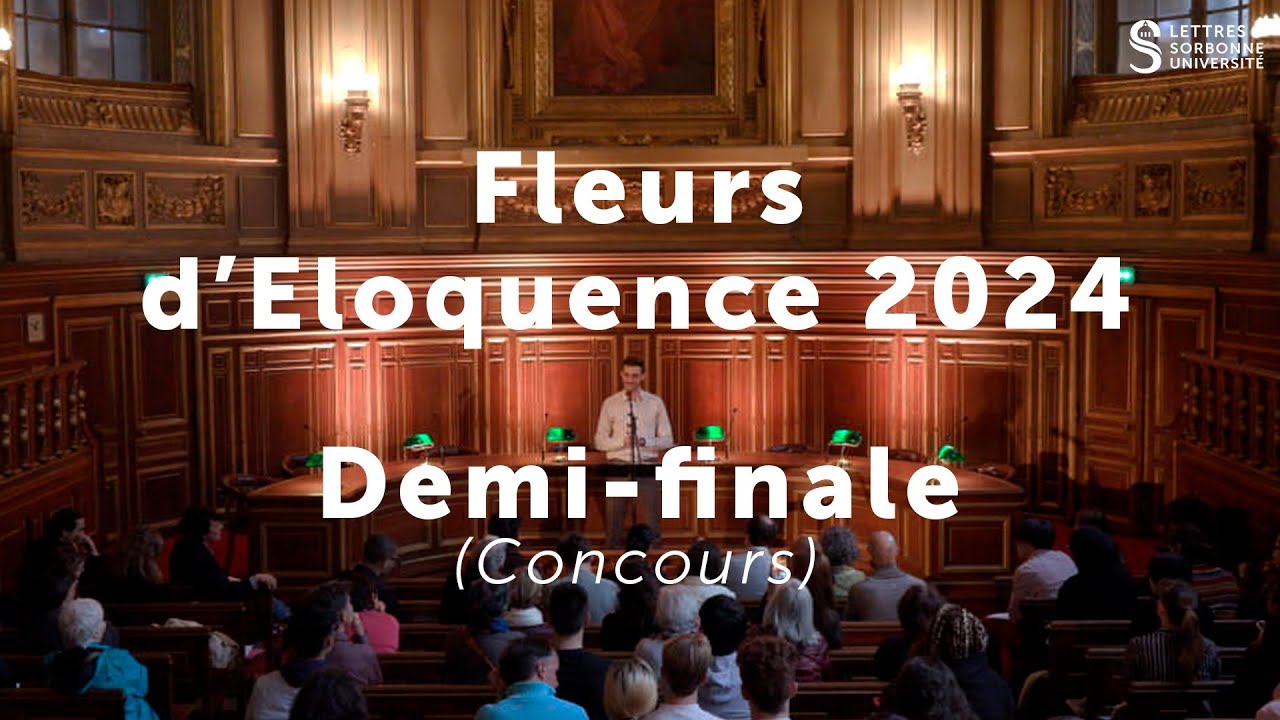 Fleur d'éloquence 2024 - Demi-finale (Concours d'éloquence)
