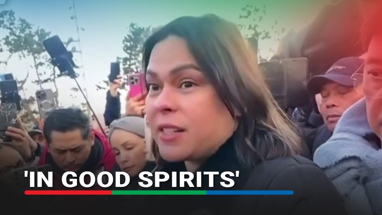 Sara says dad Rodrigo Duterte 'in good spirits' | ABS-CBN News