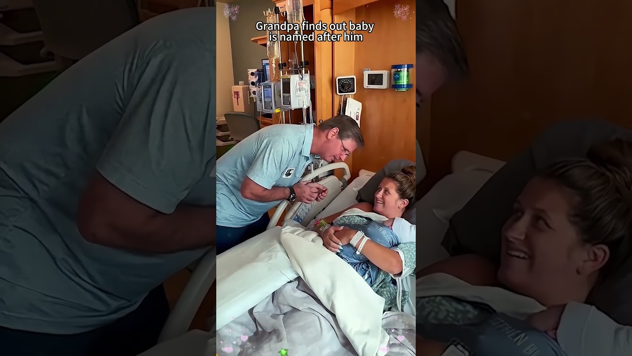 Granddads finding out the baby is named after them🥺#grandpa #grandparents #hopecore #corecore