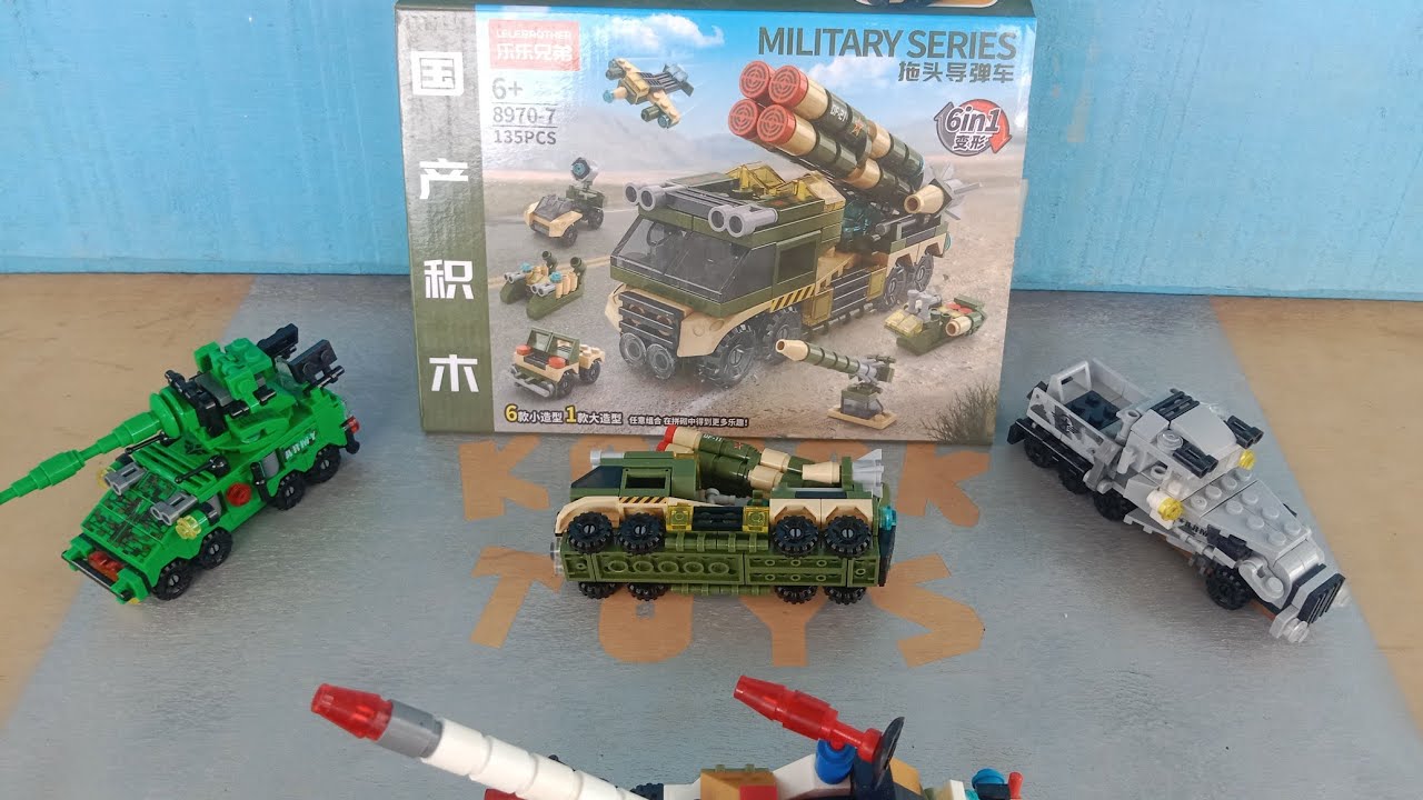 Merakit Lego Truk Rudal Balistik | DIY Lego Military Series Team Seru & Mudah | Part 2 #180