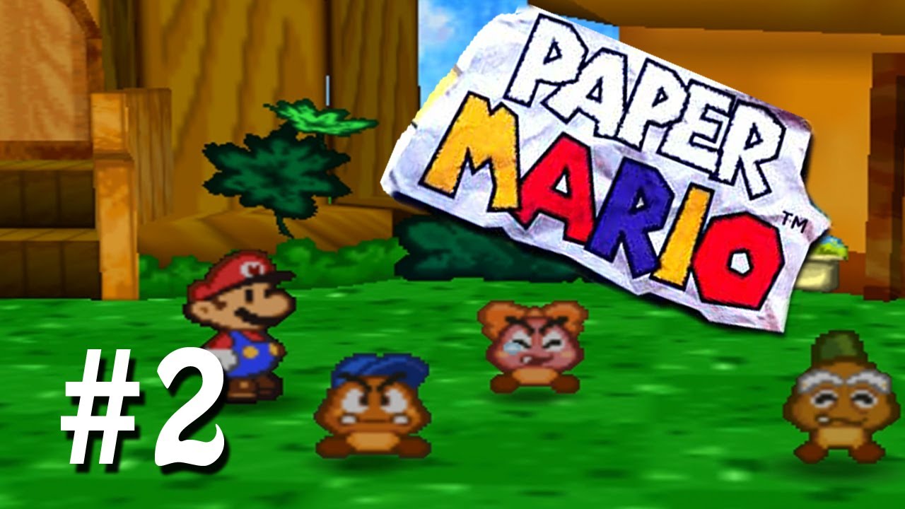 Let's Play Paper Mario (Blind) - part 2 - OLD MEN