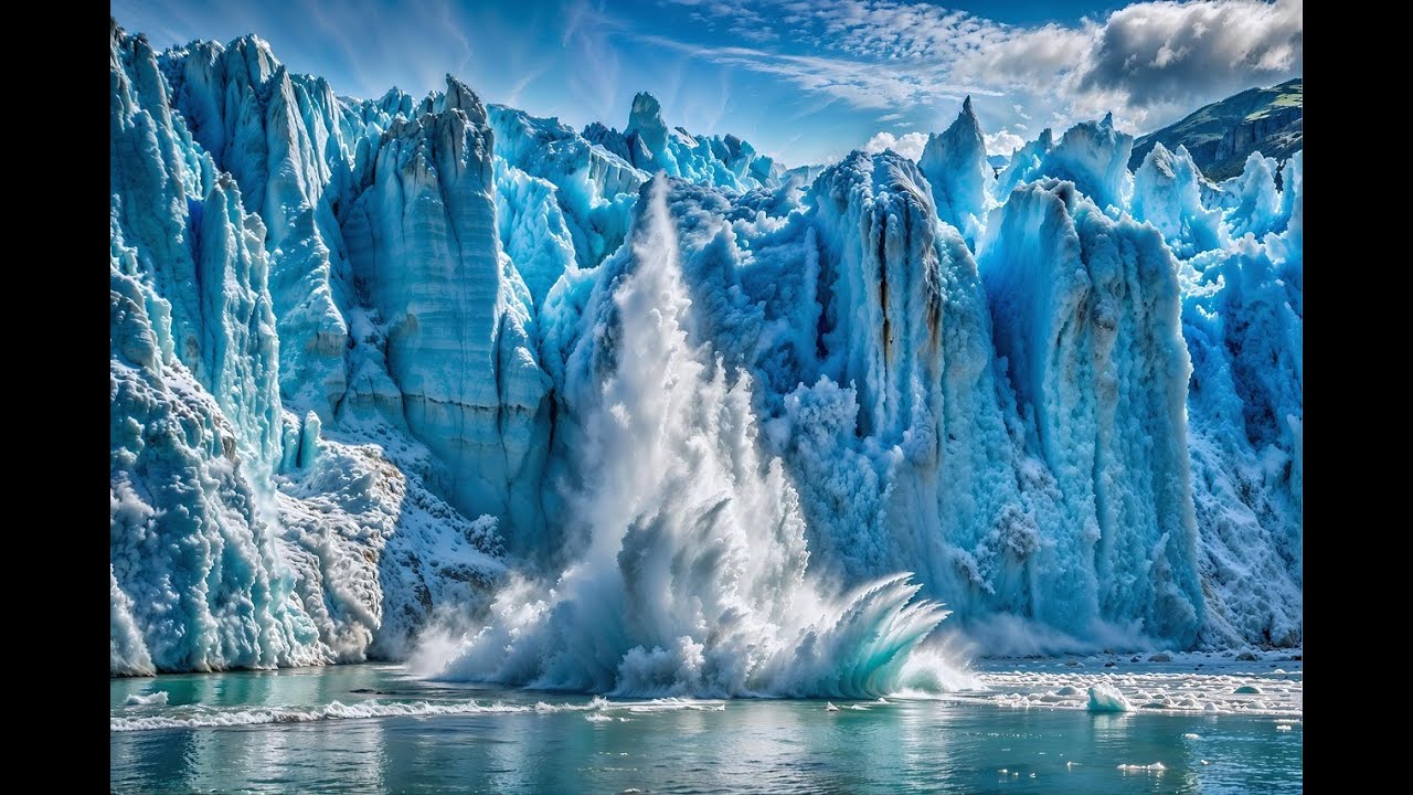 4K- RELAXING MUSIC- ARCTIC AND ANTARCTIC -- 