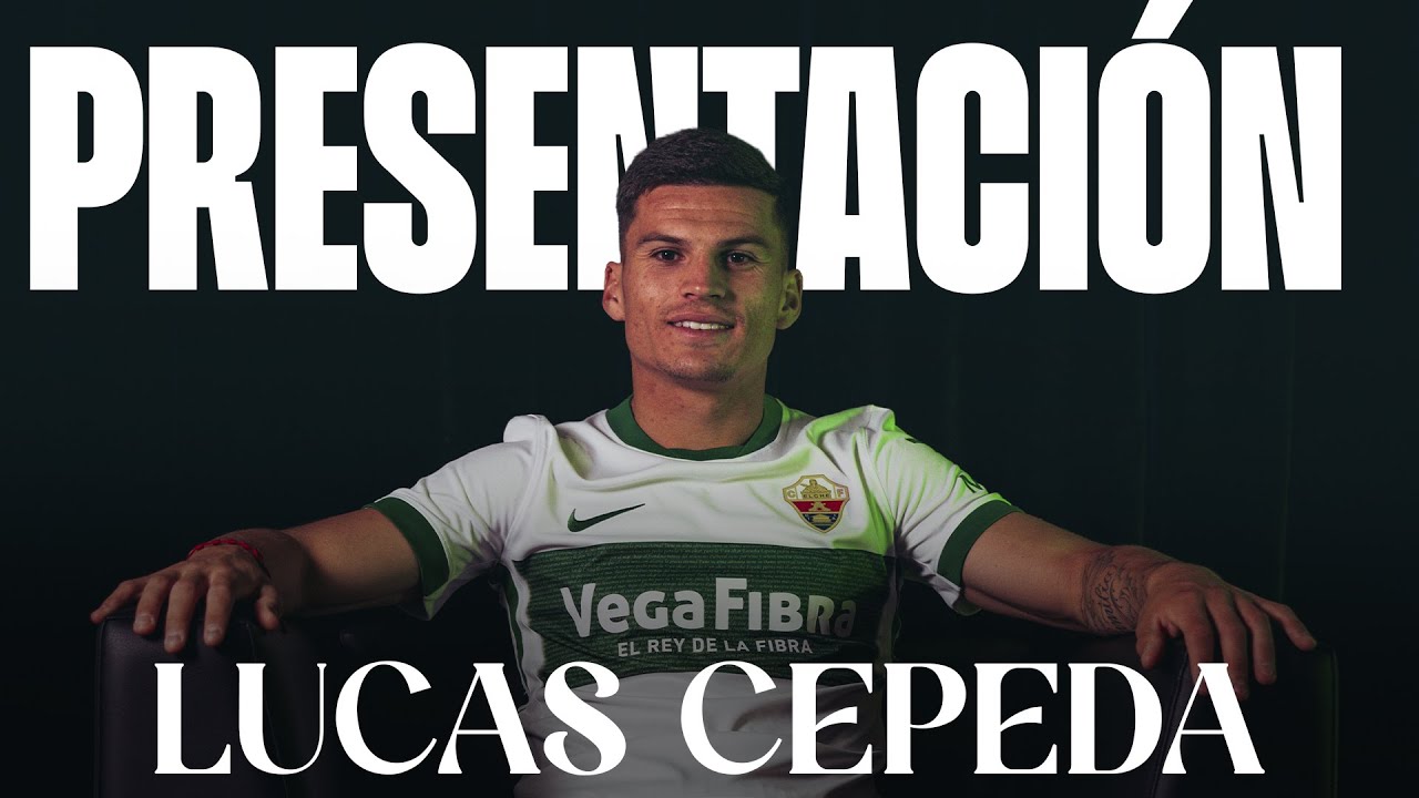 Presentación oficial de Lucas Cepeda como nuevo jugador del Elche CF