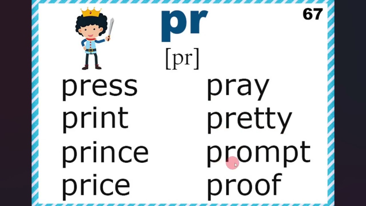 Sounds of Pp, Qu, Rr - えいごの  Pp, Qq, Rr,  のおと